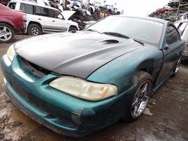 1996 FORD MUSTANG GT GREEN CPE 4.6L AT F19055